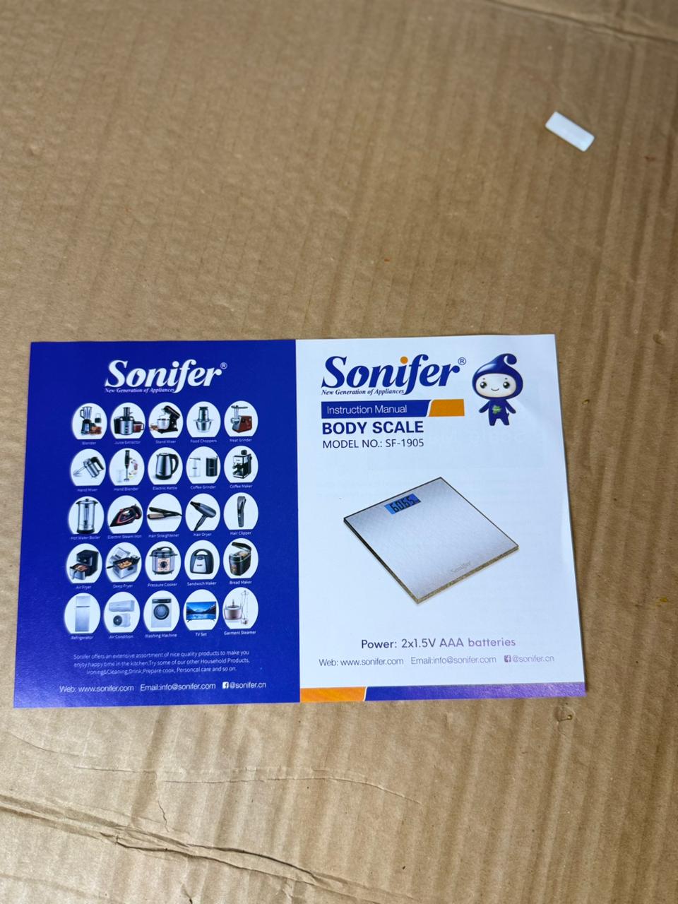 Sonifer digital body scale SF-1905