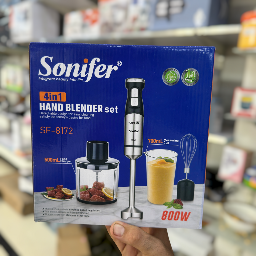 Sonifer 4 in 1 Electric Hand Blender Set SF-8172