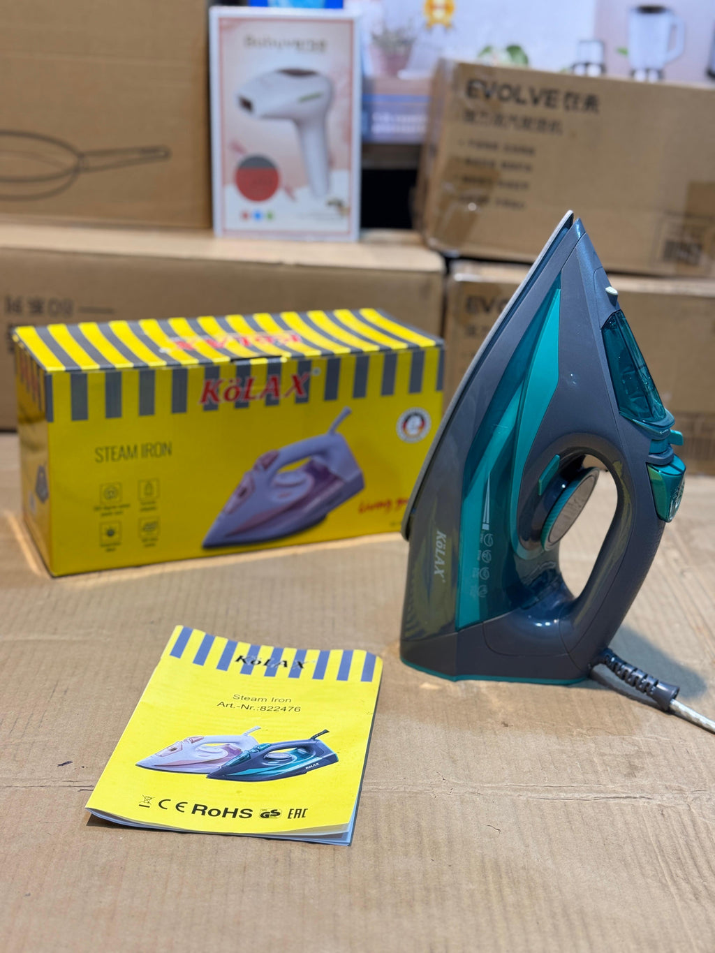 KOLAX Steam Iron 2400W – Germany Brand Art No. 822476