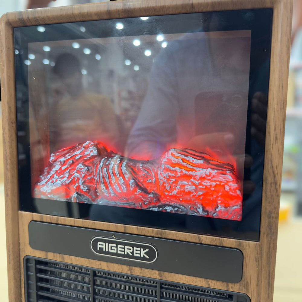 Aigerek 3D Fireplace Electric Heater