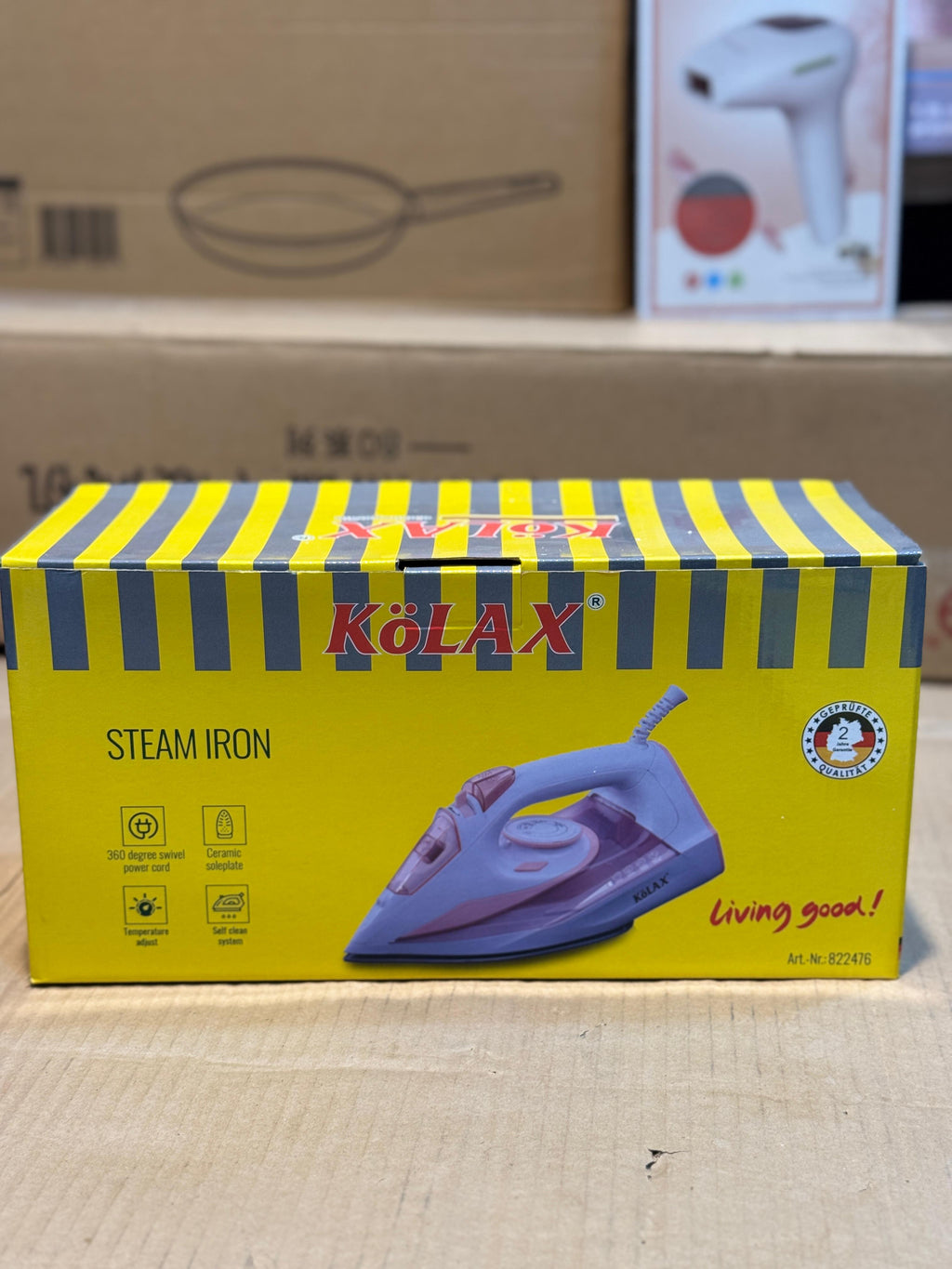 KOLAX Steam Iron 2400W – Germany Brand Art No. 822476