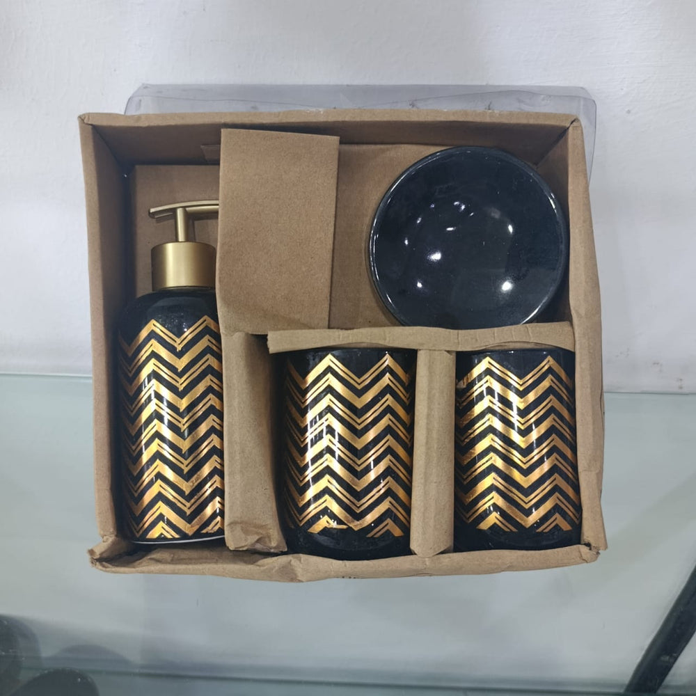 Ceramic 4pcs Bathroom Accessories Set