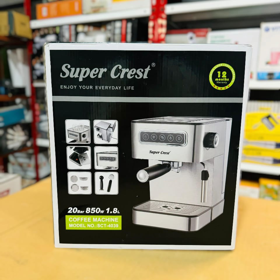 Super Crest Espresso Coffee Maker