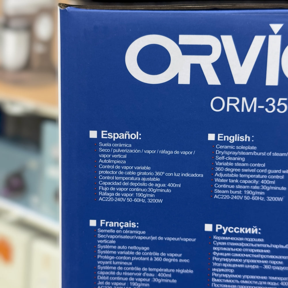 Orvica Steam Iron ORM-3534