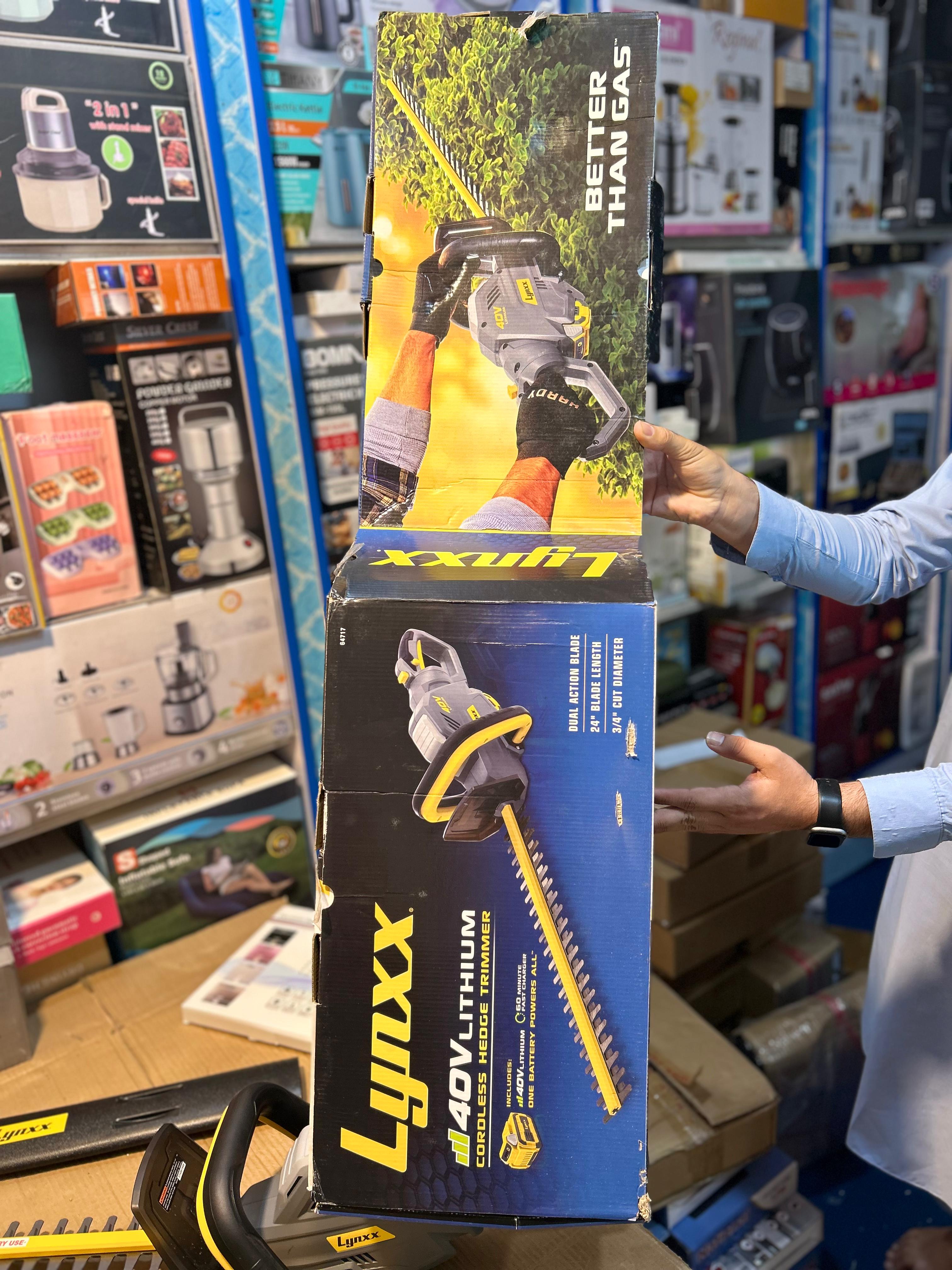 Lynxx Gedge Trimmer 40V lithium buttery