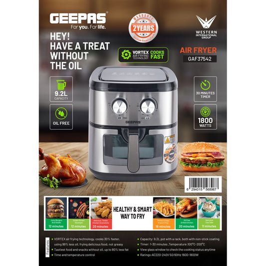 Geepas 9.3L Air Fryer 37542