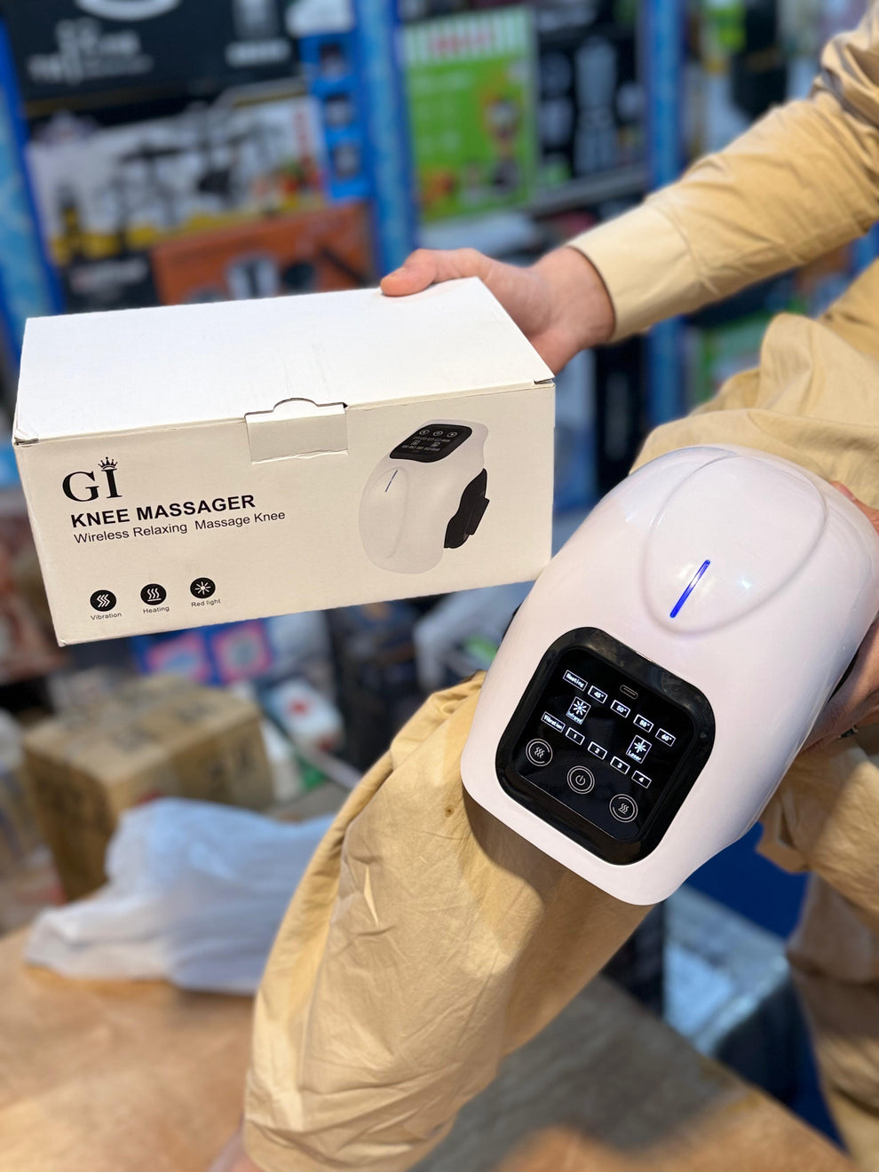 Rechargeable knee Massager