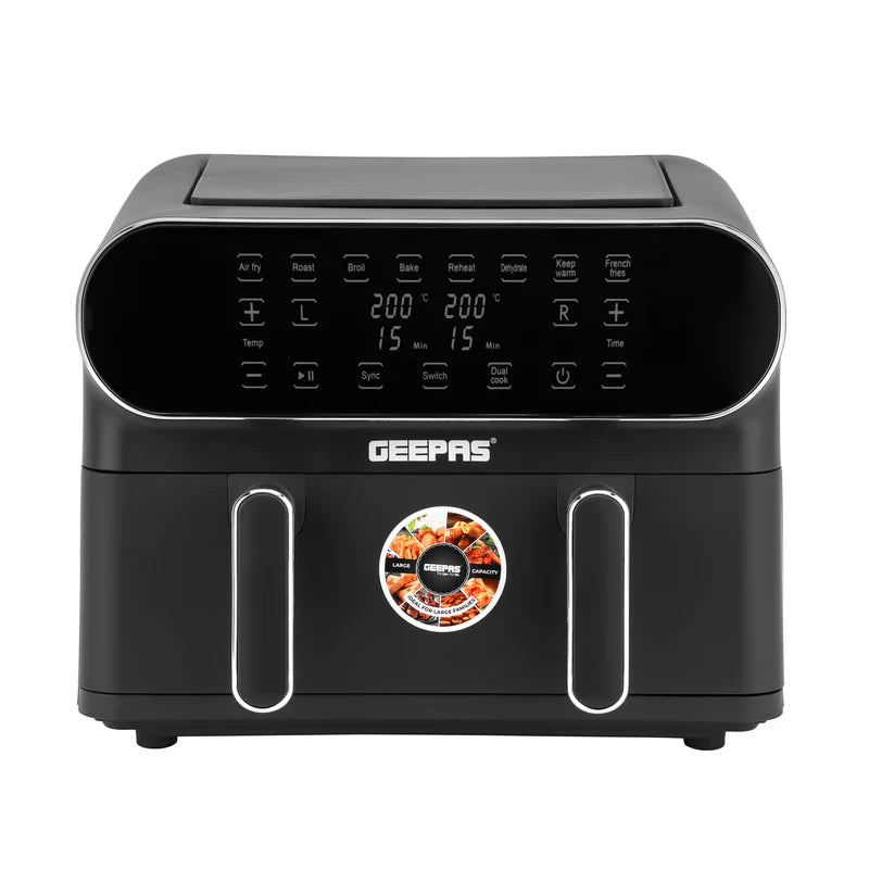Geepas Dual Cook 11L Digital Air Fryer-37532
