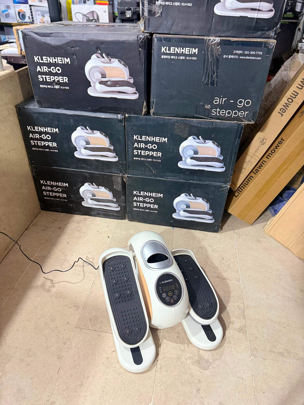 KLENHEIM Air-Go Stepper KLH-002 – Compact Mini Stepper & Fitness Cardio Trainer