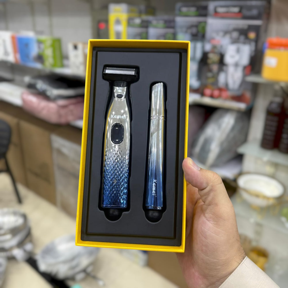 Kemei Durablade Shaver, Trimmer & Nose Trimmer KM-3236