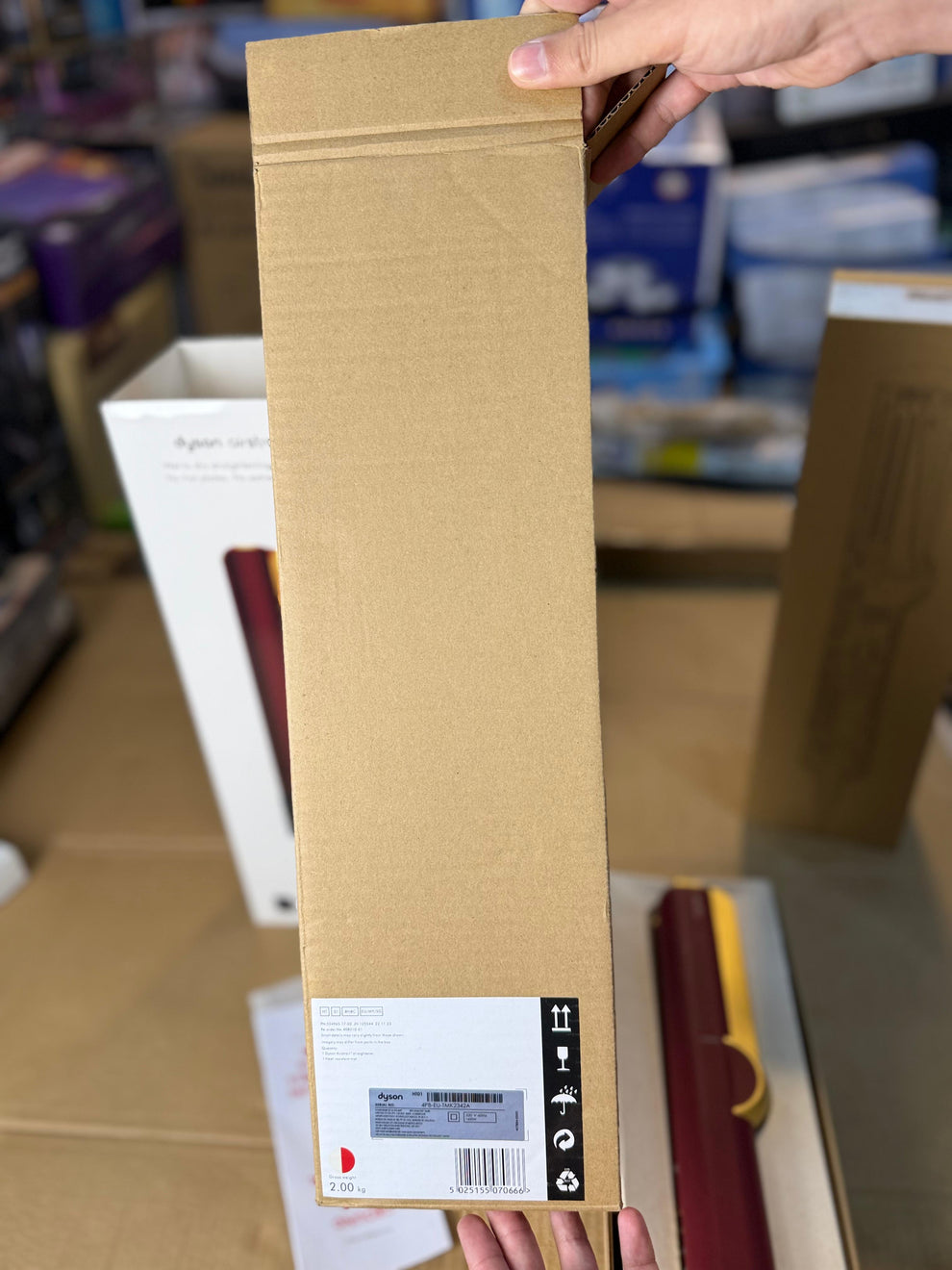 Dyson HT01 Airstrait™ – Professional Wet-to-Dry Hair Straightener (Prussian Blue/Rich Copper)