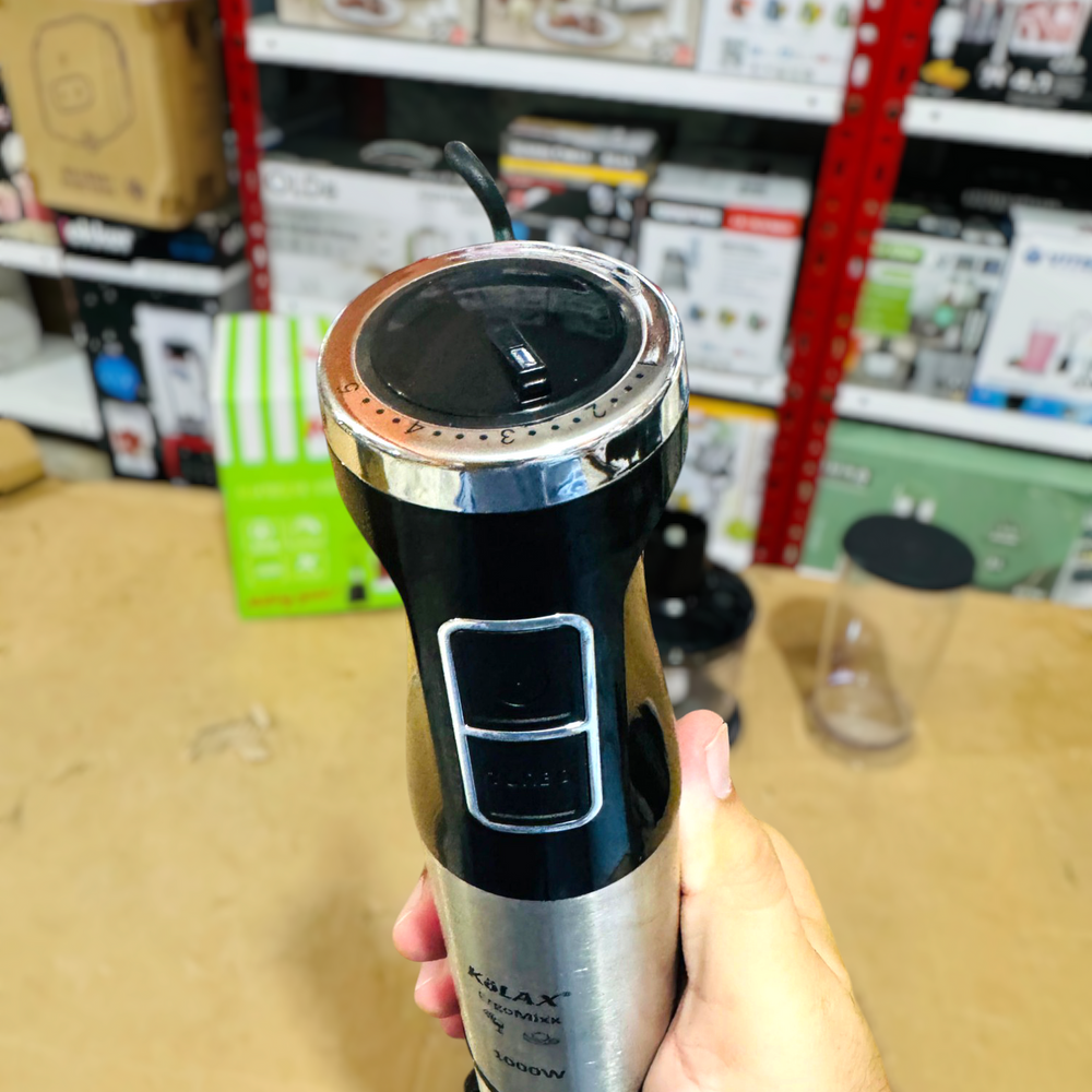 KoLAX Hand Blender Set 901619 – 4 in 1 Multifunctional Hand Blender with Chopper, Whisk & Beaker