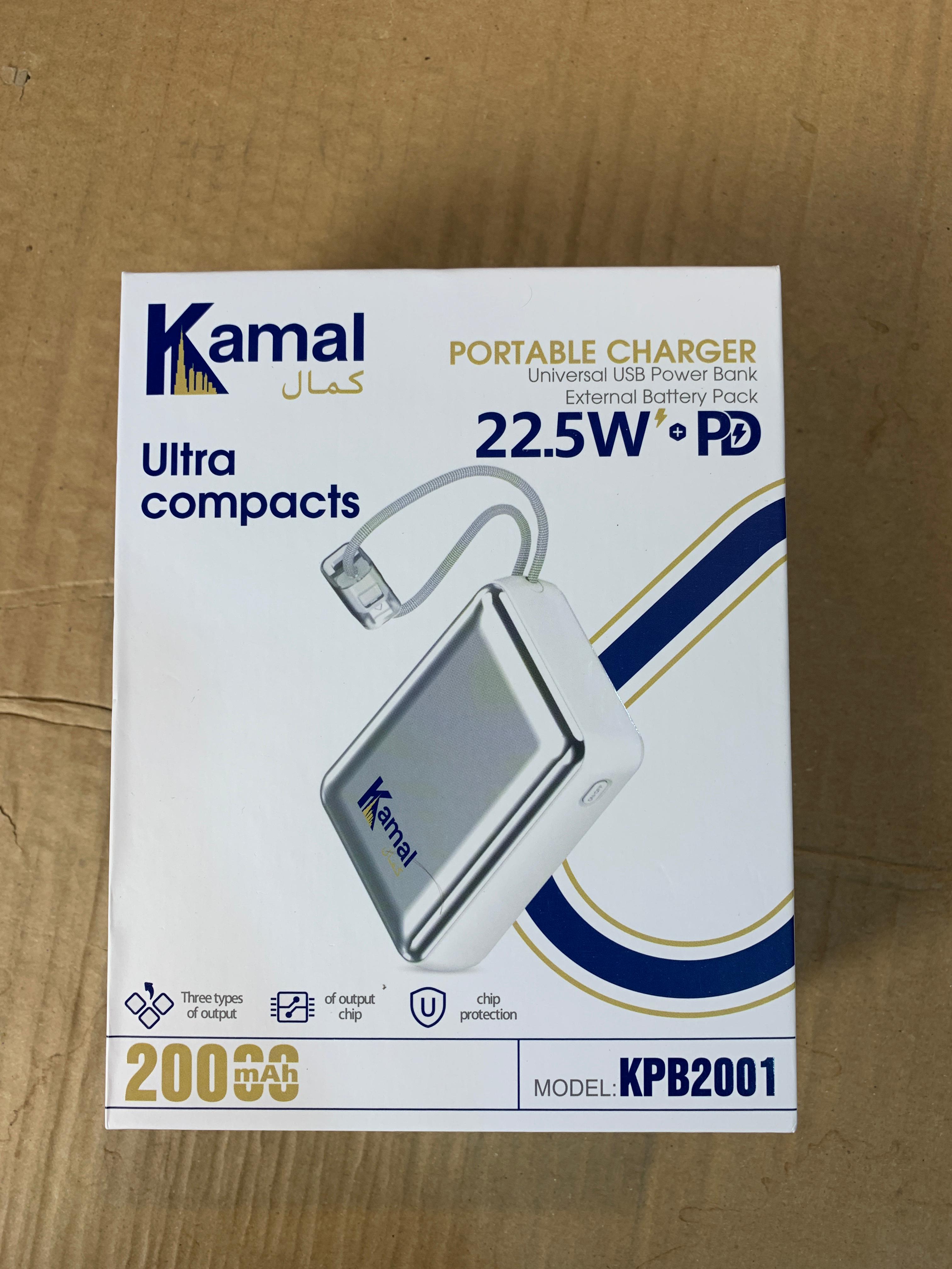20000mAh Kamal Power Bank KPB2001