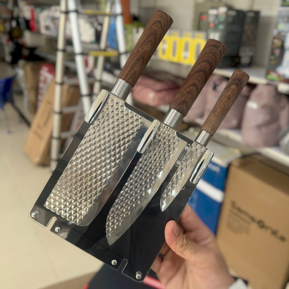 Diamond 7pcs Knife Set with Stand GH-1708A