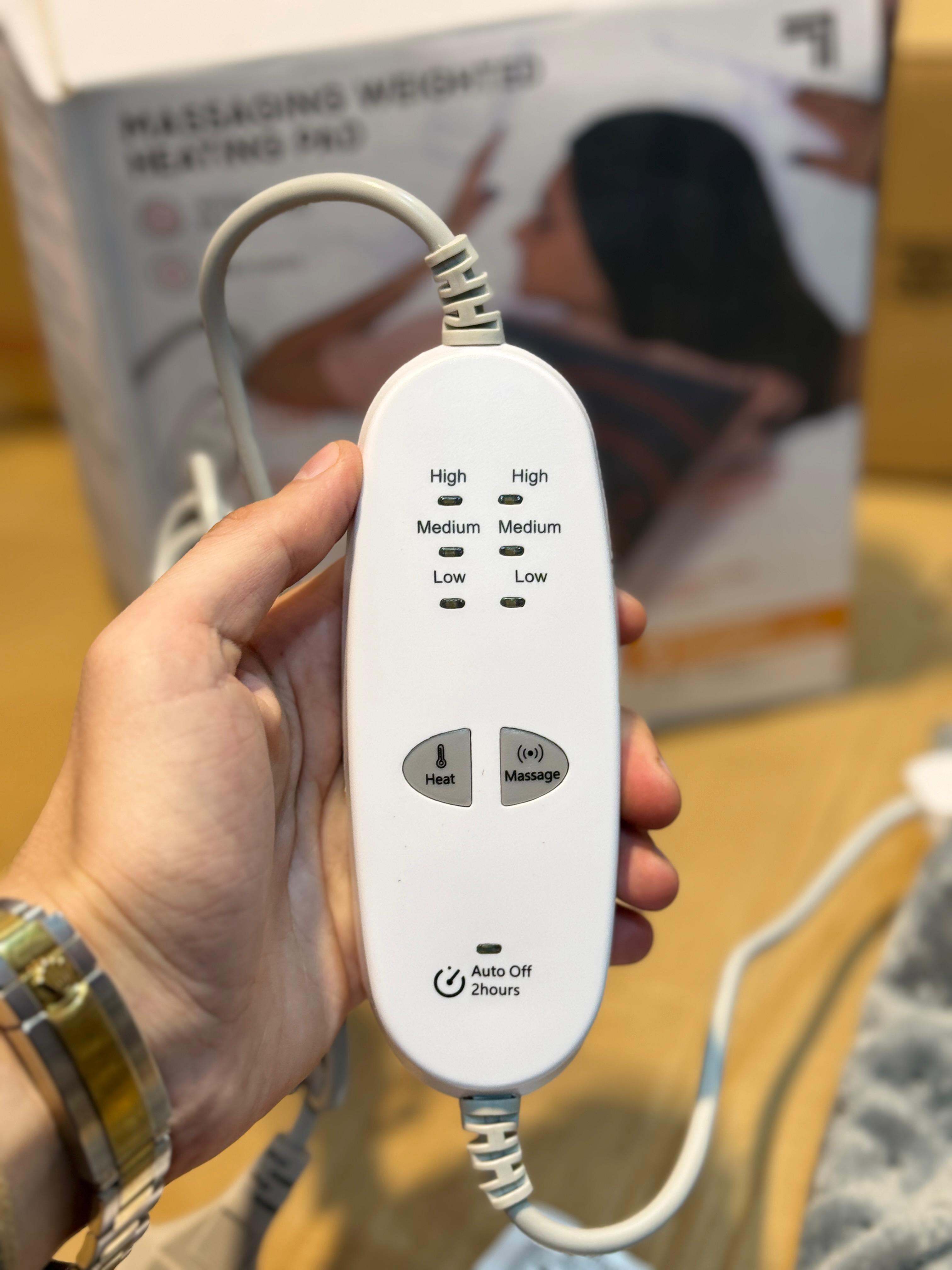 Massaging Weighted Heating Pad | Pain Relief & Muscle Relaxation