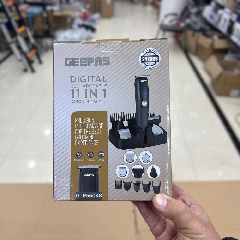 Geepas Rechargeable 11 in 1 Grooming Kit 56048