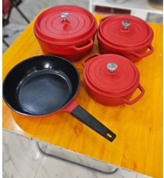 Uakeen Induction Die-Cast Granite Cookware Set 7pcs VK-21