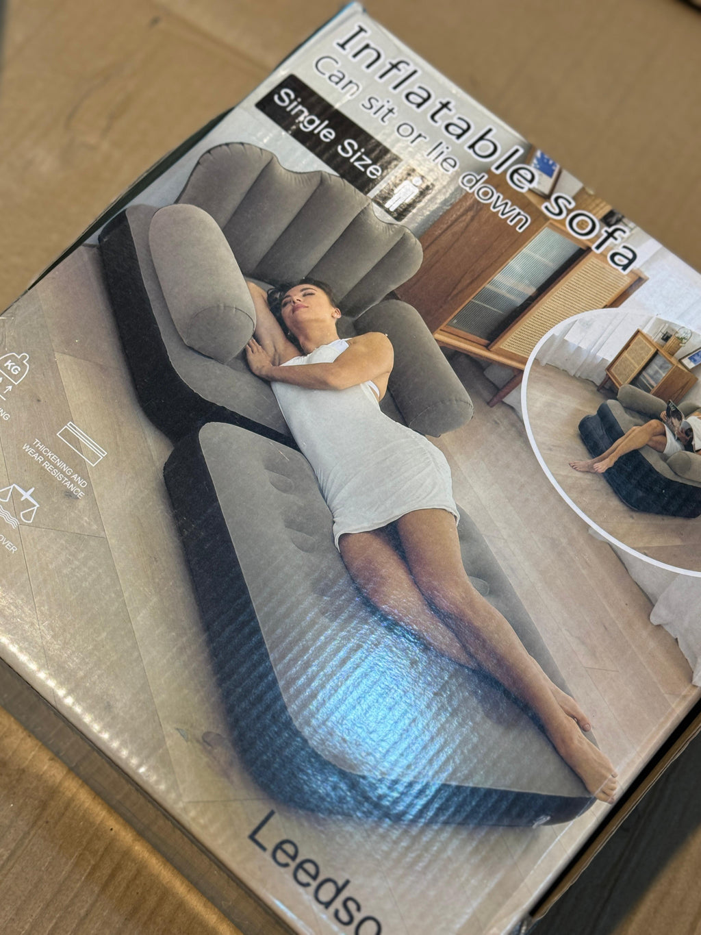 Inflatable Sofa Imported Original | Comfortable & Portable Seating