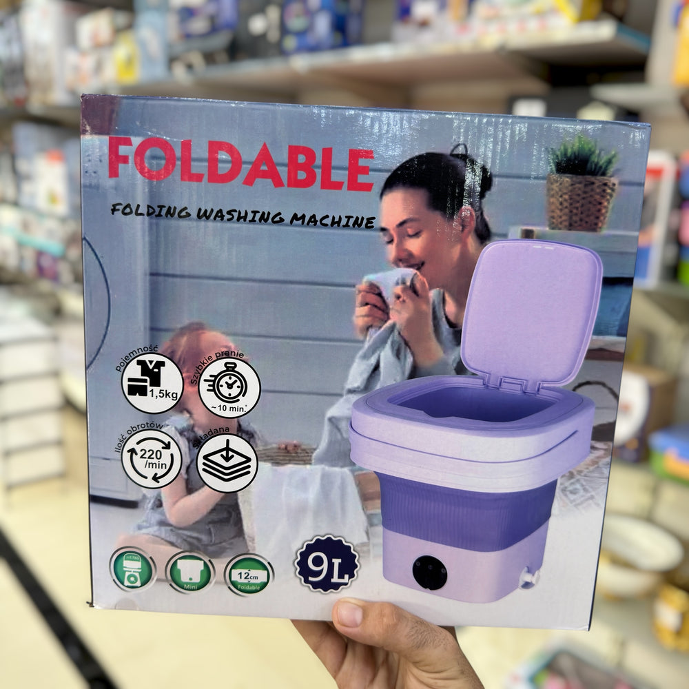 Foldable 9L Mini Washing Machine