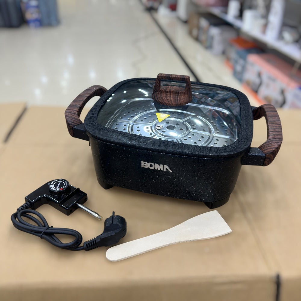 Boma 6L Multi-Function Electric Heating Pot BM-616 – Non-Stick Electric Cooker & Hot Pot