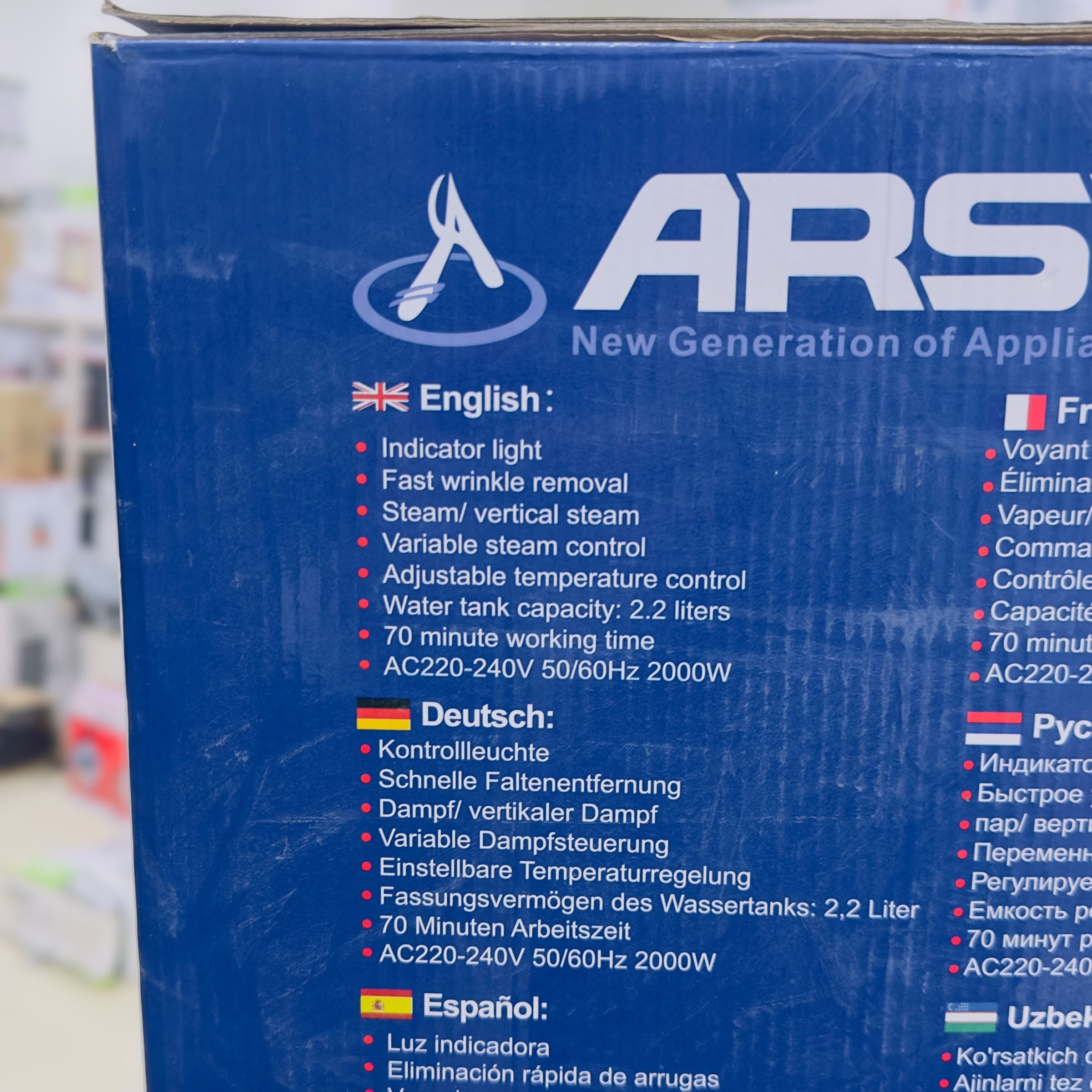 Arshia Stand Garments Steamer AS2208-9029