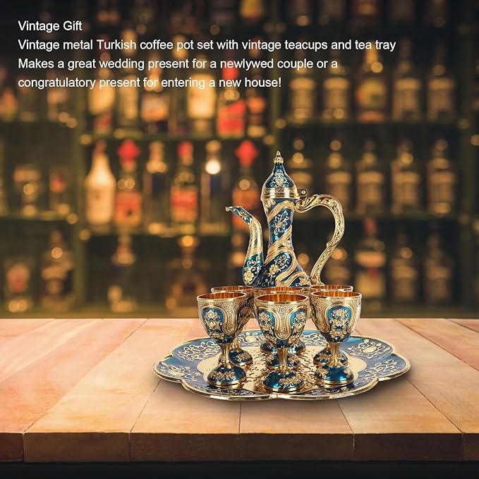 Vintage 8pcs Turkish Coffee Set
