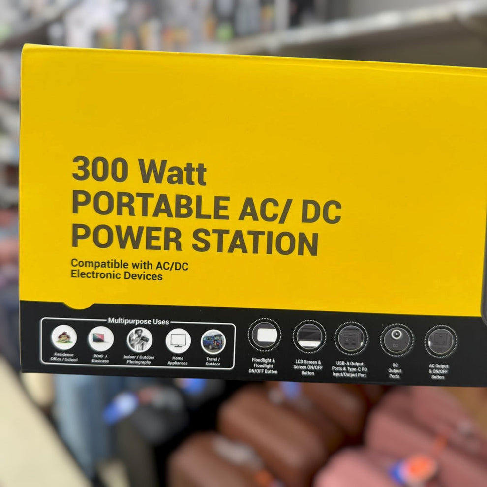 AC / DC 300 Watt Portable Power Station