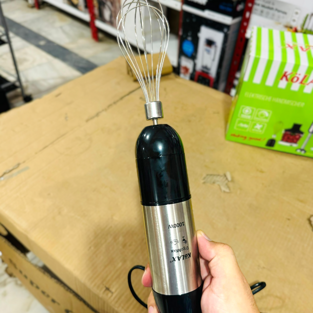 KoLAX Hand Blender Set 901619 – 4 in 1 Multifunctional Hand Blender with Chopper, Whisk & Beaker