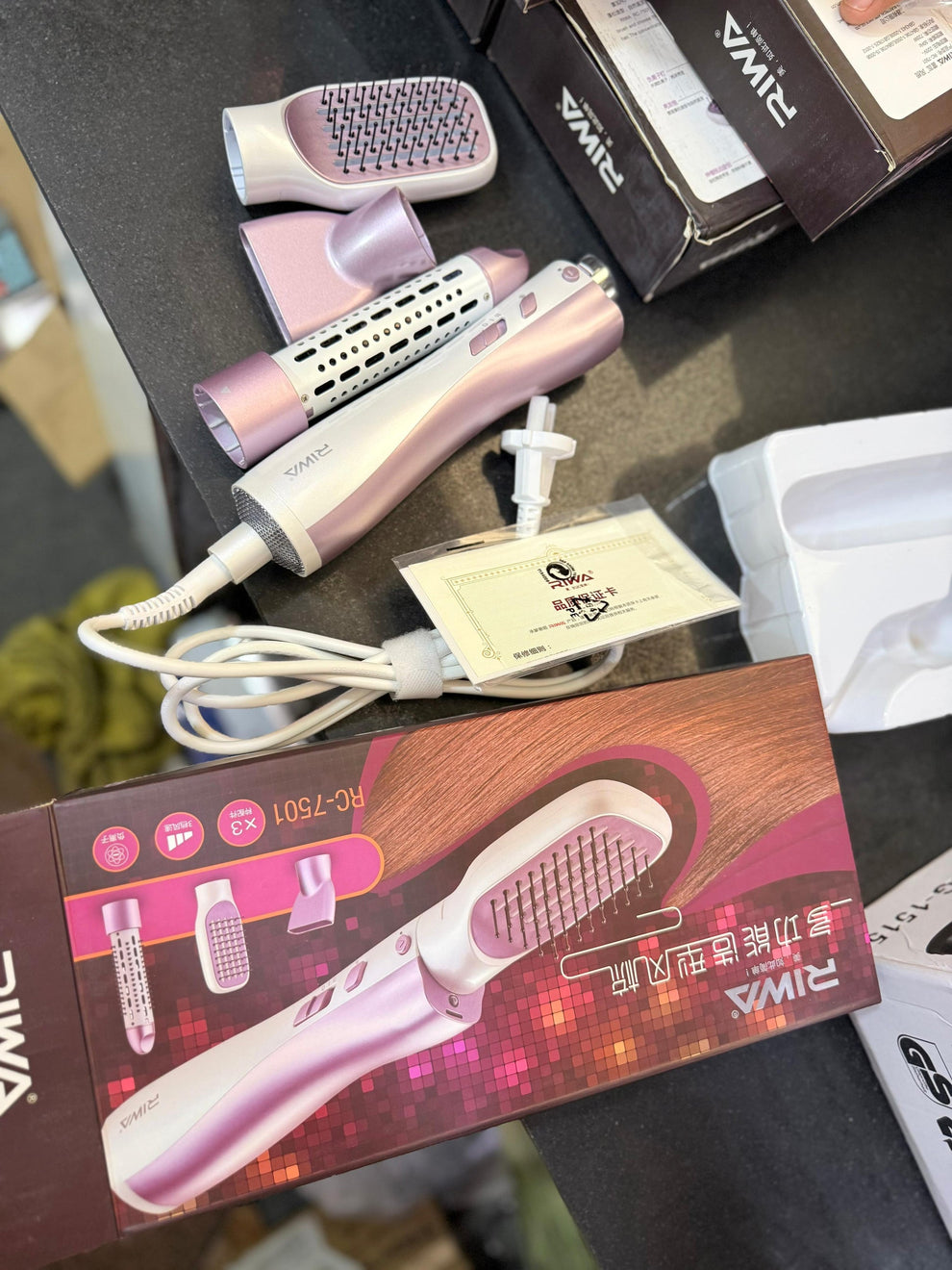 Lot imported RIWA 3in1 Hair Dryer Set RC=7501