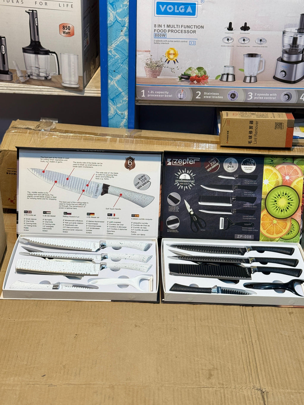 Zeptor 6pcs Knife Set ZP-008 – Premium Kitchen Knives