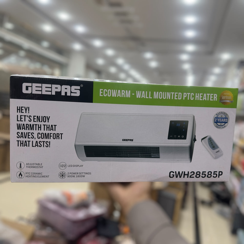Geepas Ecowarm Wall Mounted PTC Heater 28585