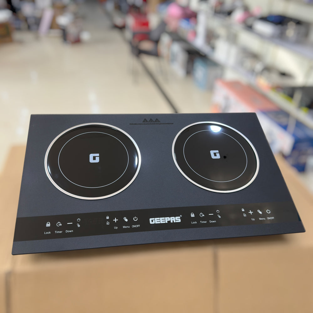 GHP6135 Geepas Electric Hot Plate | Twin Burner Infrared Cooktop