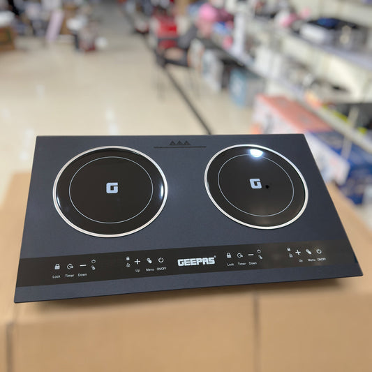 GHP6135 Geepas Electric Hot Plate | Twin Burner Infrared Cooktop