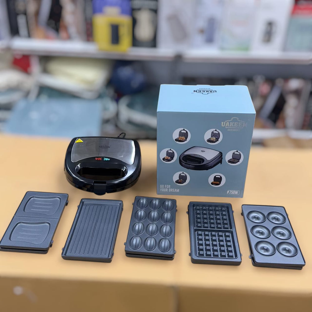 Uakeen 6-in-1 Sandwich Maker ZL-410