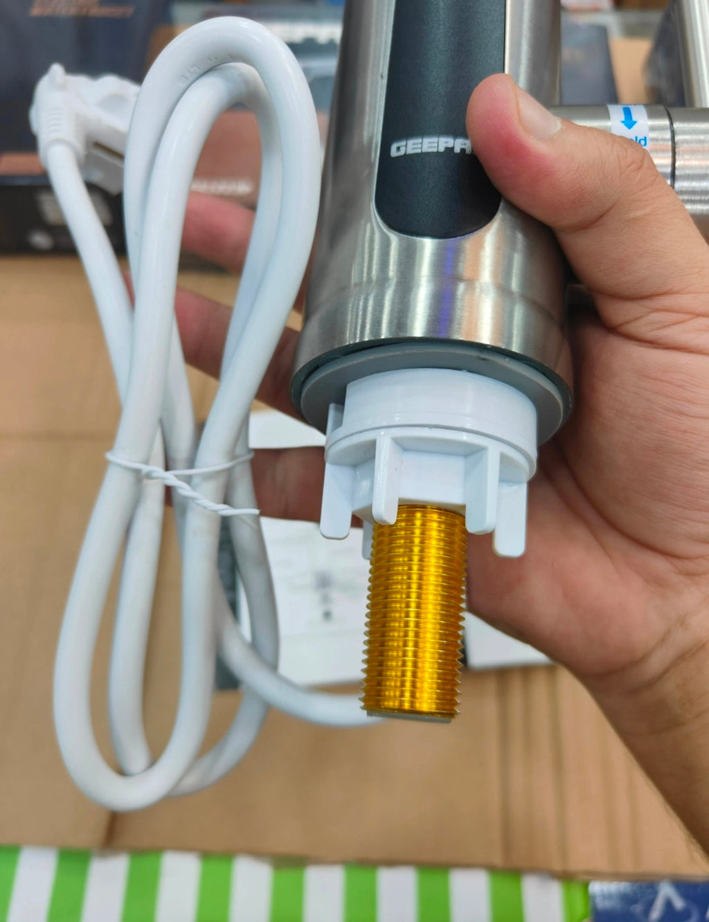 Geepas Electric Water Heating Faucet GWF61222P