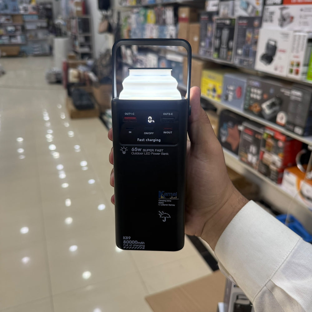 Foldable LED Quick Charge Power Banks