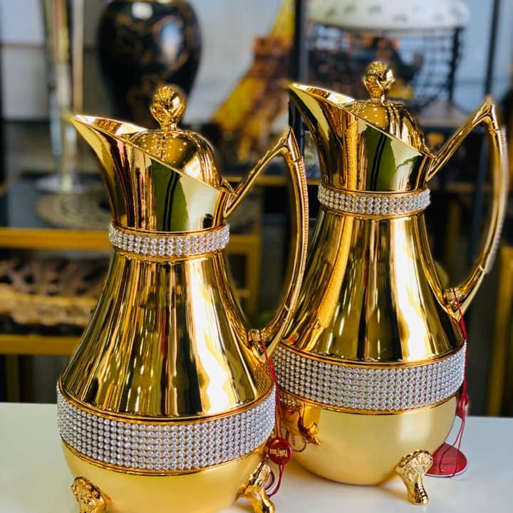 Lot Imported 2pcs Fancy Glass Vacuum Flask Set