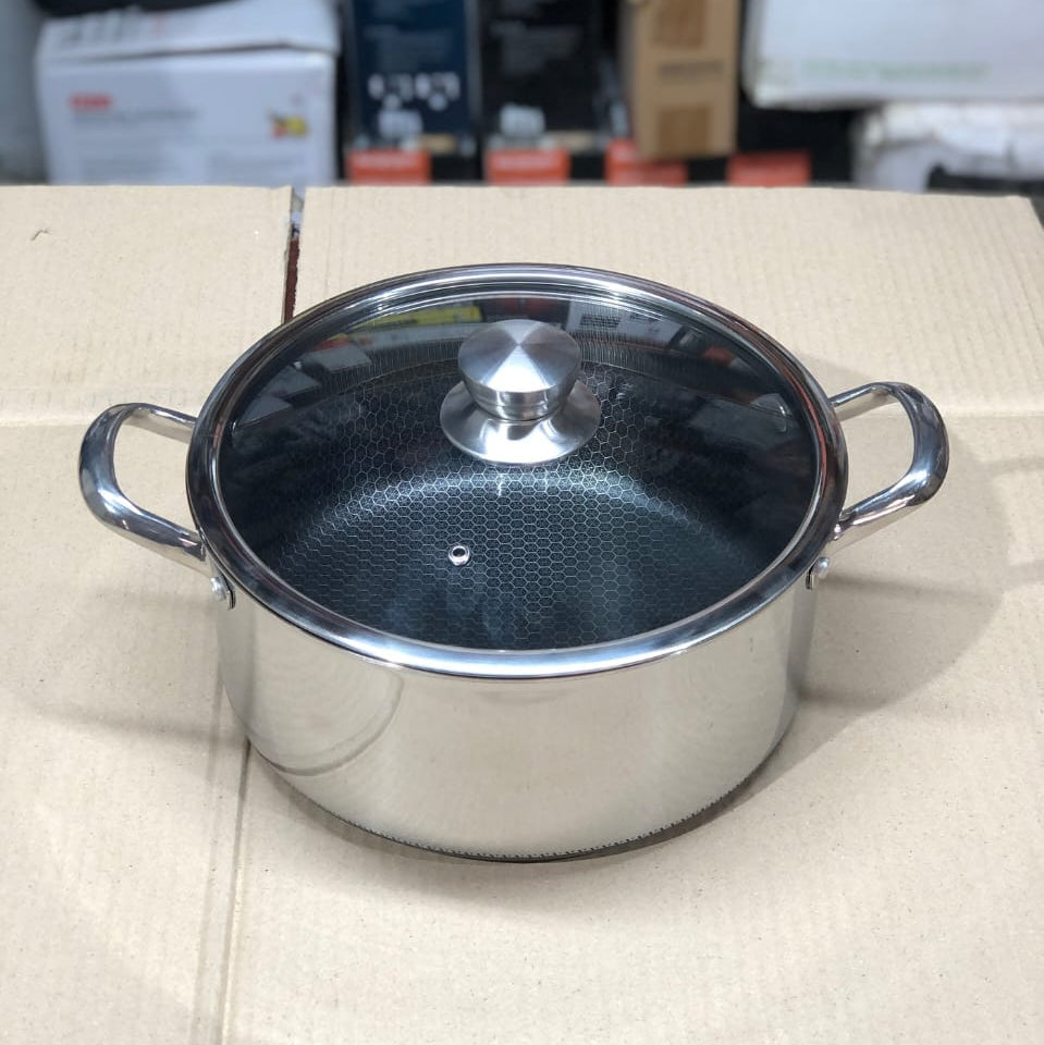 honeycomb lesser coating 4 pcs casserole set