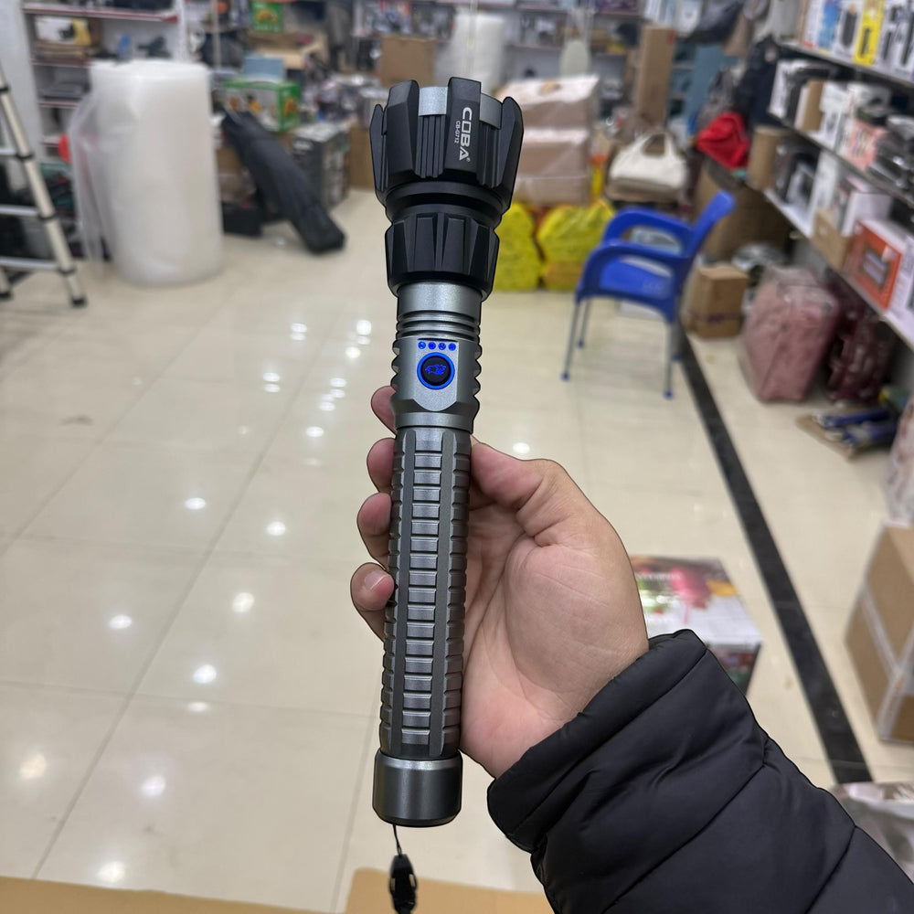 Coba LED Aluminum Alloy Flashlight Torch CB-7703