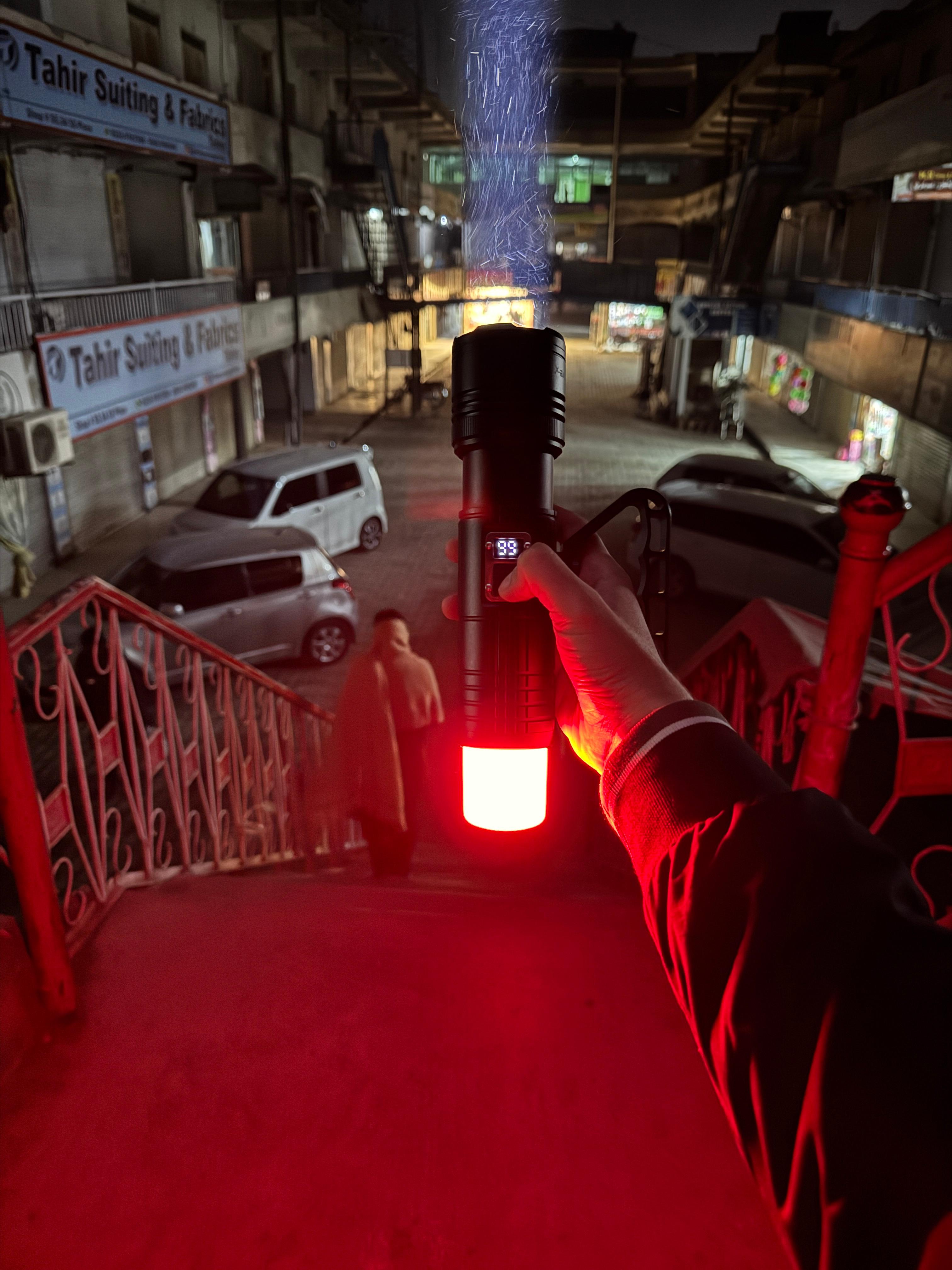 Multiple Functions Haggai Torch | Rechargeable LED Flashlight with Multi-Use Features