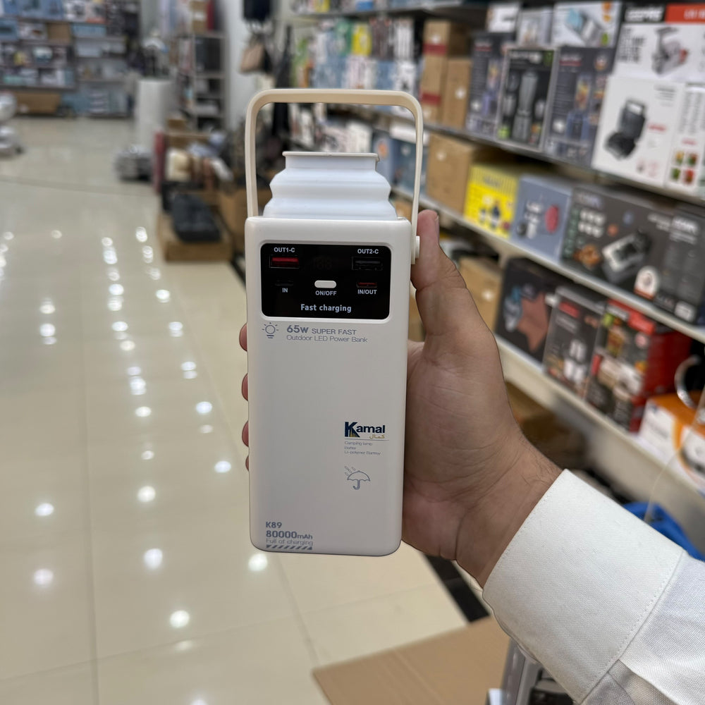 Foldable LED Quick Charge Power Banks