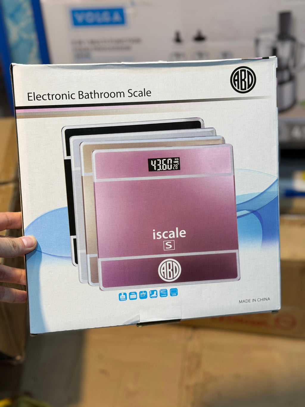 Iscale Electric Bathroom Scale 180kg | Accurate Digital Weight