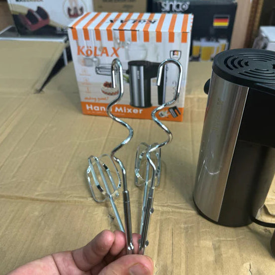 KoLAX Hand Mixer -802711 – 5 Speed Hand Mixer with Stainless Steel Beaters & Dough Hooks