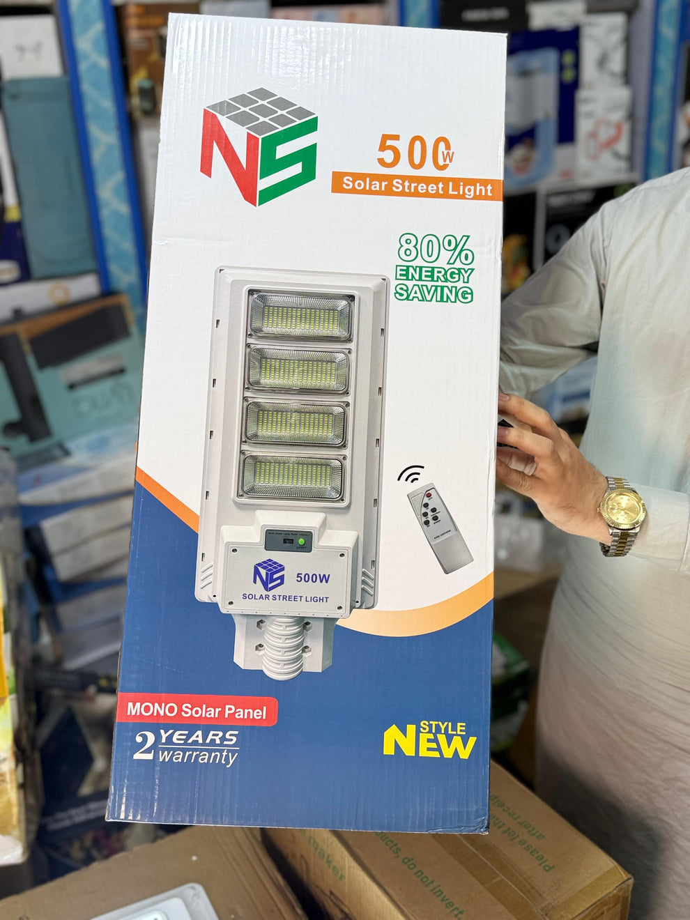 Rechargeable Solar street light 400w & 500w