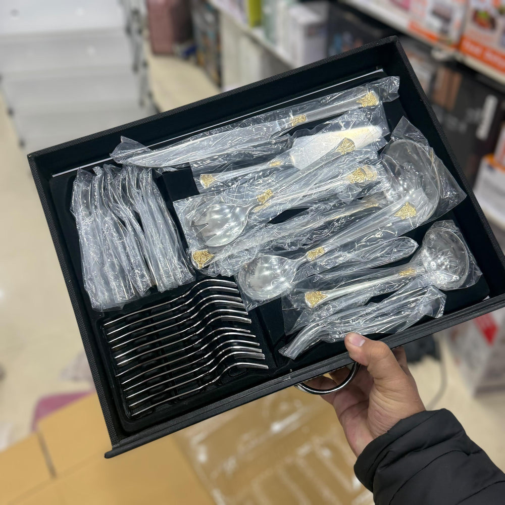 Milano 86pcs Steel Cutlery Set