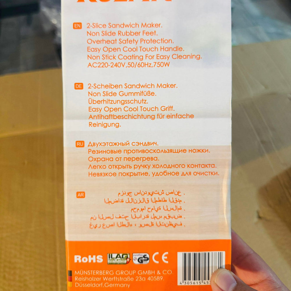 Kolax Sandwich Maker 901765