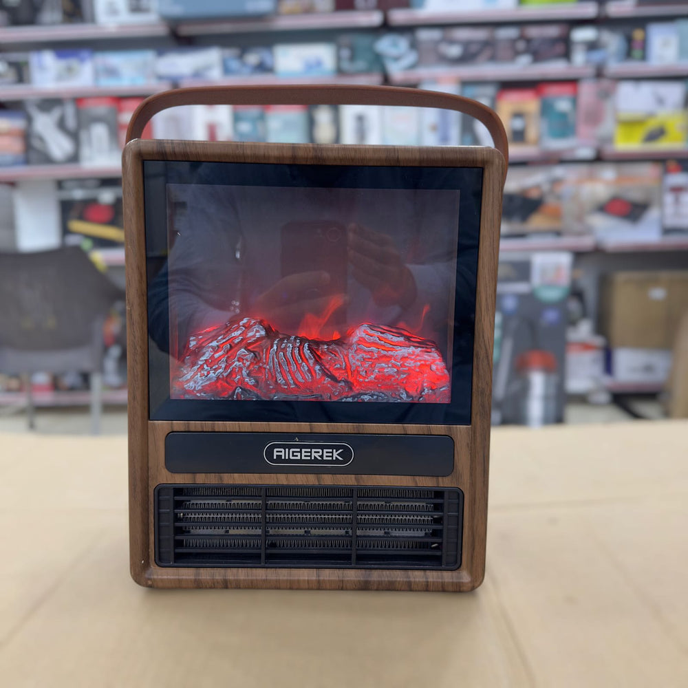 Aigerek 3D Fireplace Electric Heater