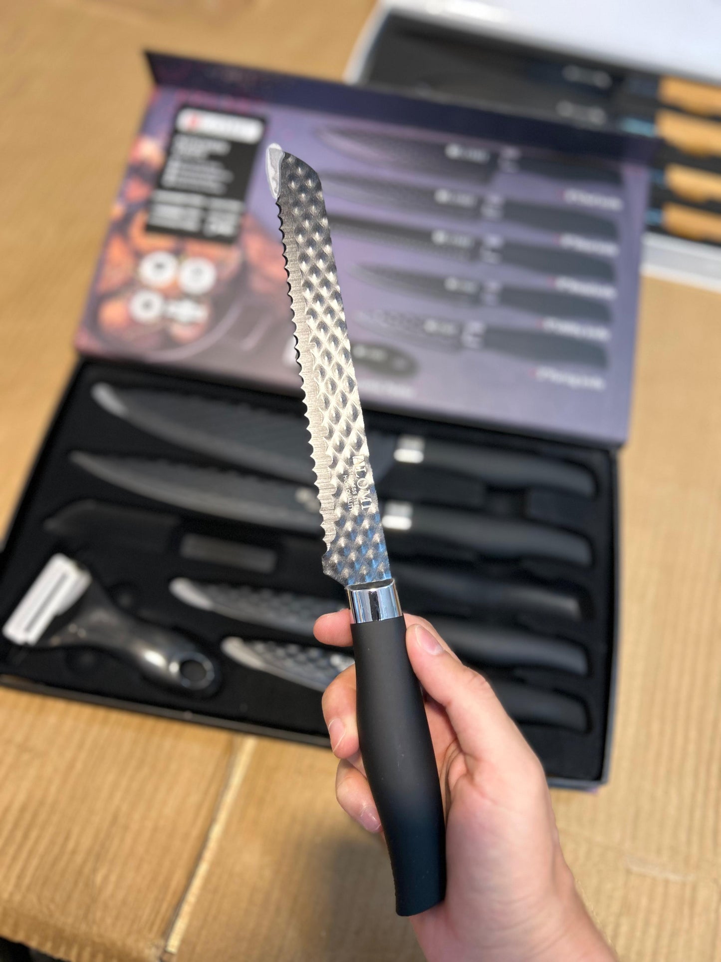 Japanese Knife Set 6 Pcs – Premium Sharp Stainless Steel Kitchen Knives