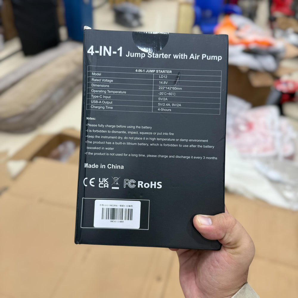 Jump Starter with Air Pump LD12