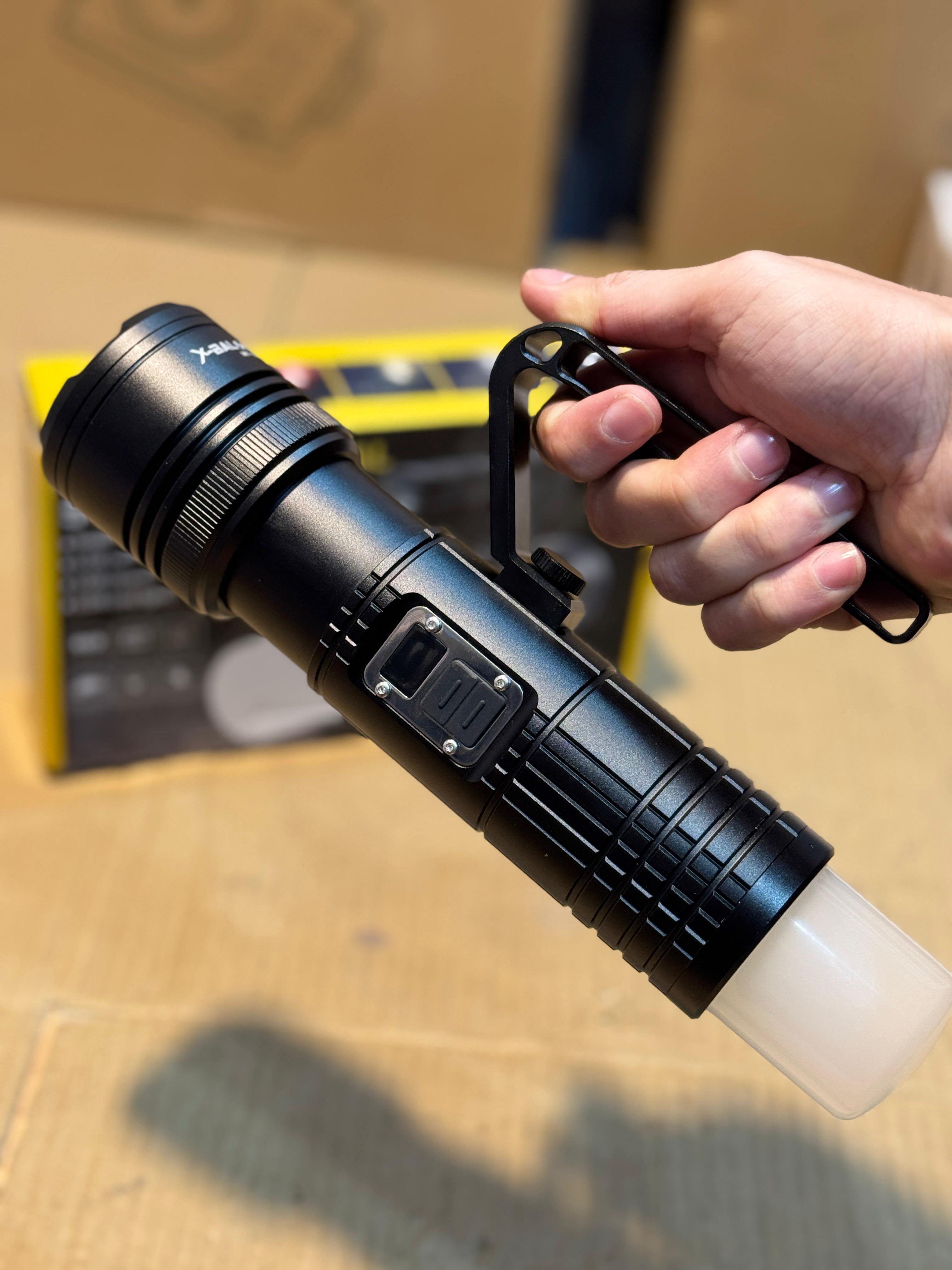 Multiple Functions Haggai Torch | Rechargeable LED Flashlight with Multi-Use Features